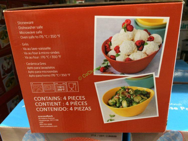 Costco1032787OverBackWhataDish4pieceColoredBowlSetspec