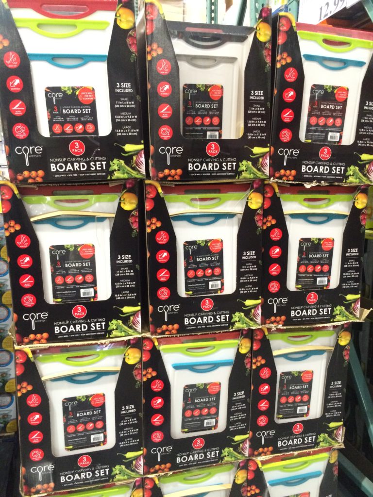 Core Kitchen 3PC Polypropylene Cutting Boards CostcoChaser