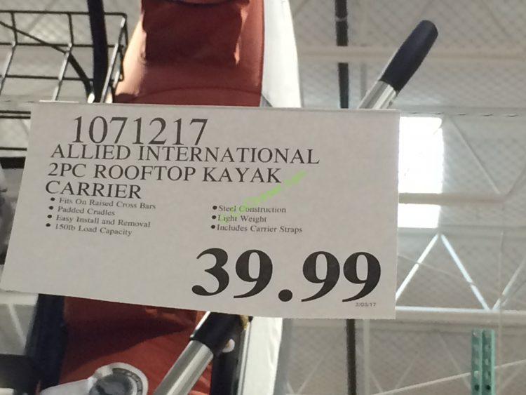 Costco-1071217-Allied –International-2PC-Rooftop-Kayak-Carrier-tag