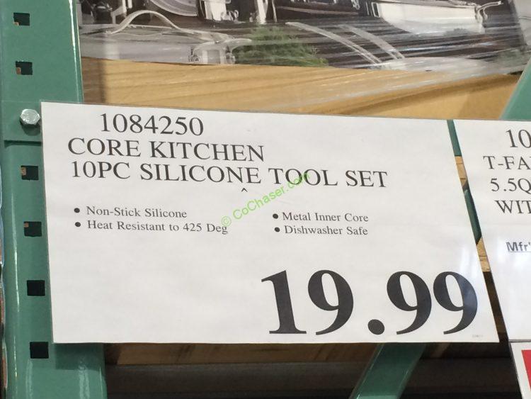 Costco-1084250-Core-Kitchen-10PC-Silicone-Tool-Set-tag