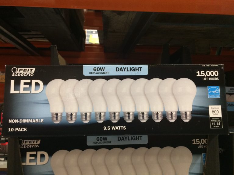 Feit Electric LED 60W Replacement Daylight 10 Pack CostcoChaser