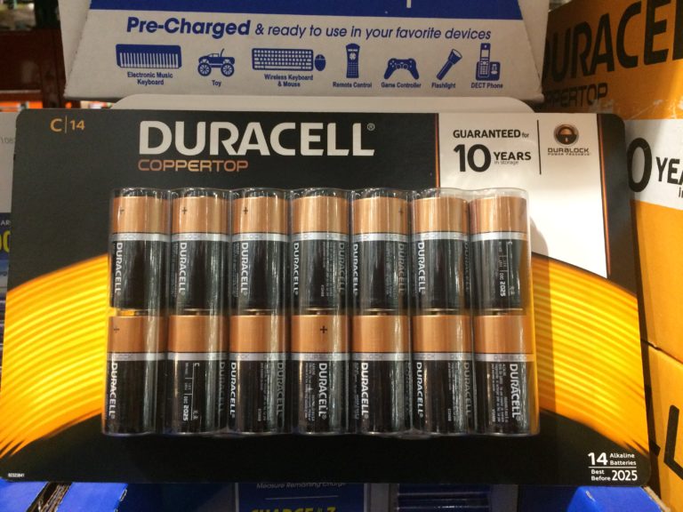 Duracell Coppertop C Alkaline Batteries, Duracell Coppertop D Alkaline