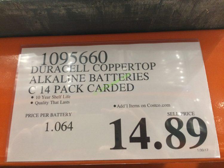 Duracell Coppertop C Alkaline Batteries, Duracell Coppertop D Alkaline