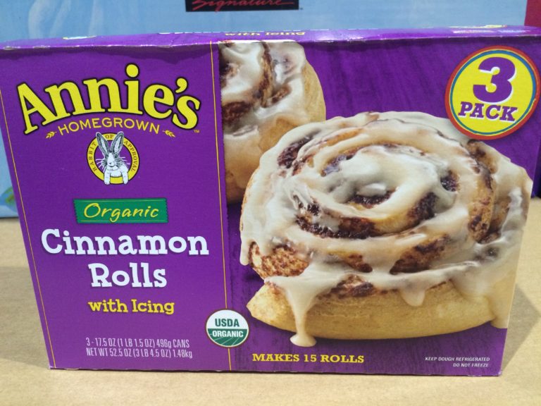 Annie’s Organic Cinnamon Rolls with Icing 3/17.5 Ounce Tubes CostcoChaser