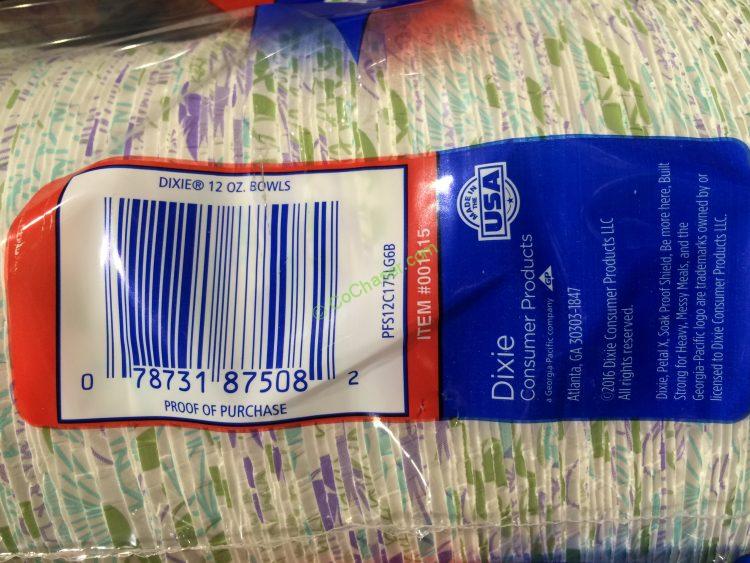 Dixie 12 Ounce Paper Bowl 175 Count Package CostcoChaser