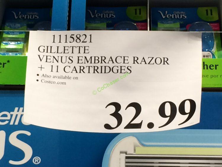 Costco1115821GilletteVenusEmbraceRazortag CostcoChaser