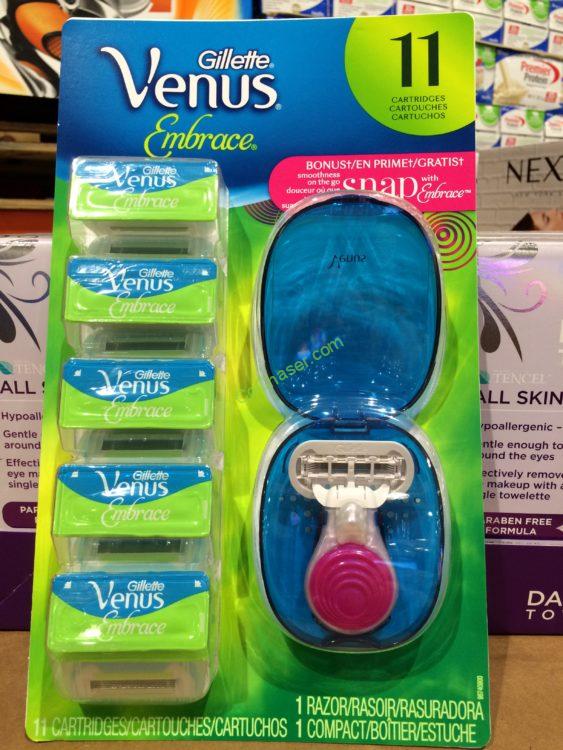 Gillette Venus Embrace Razor + 11 Cartridges