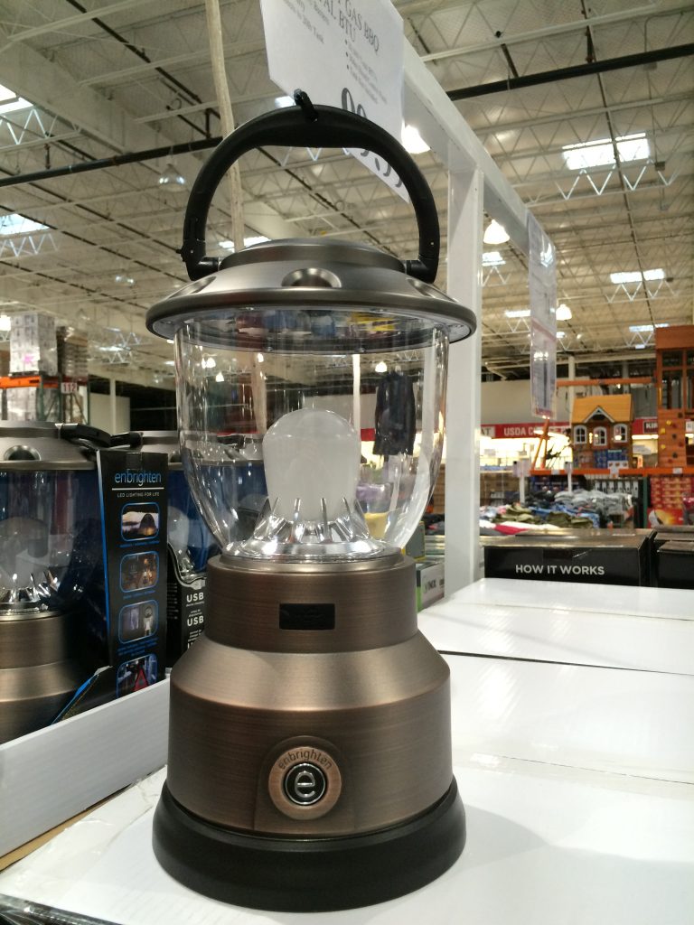 Enbrighten LED Lantern with USB Port CostcoChaser