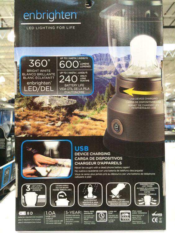 Costco-1650013-Enbrighten-LED-Lantern-with-USB-Port-inf