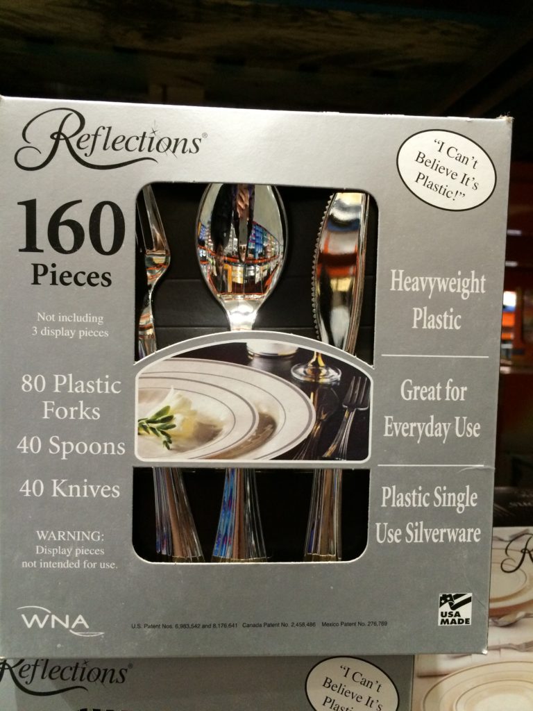 Reflections Silver Cutlery 160 Count Box CostcoChaser