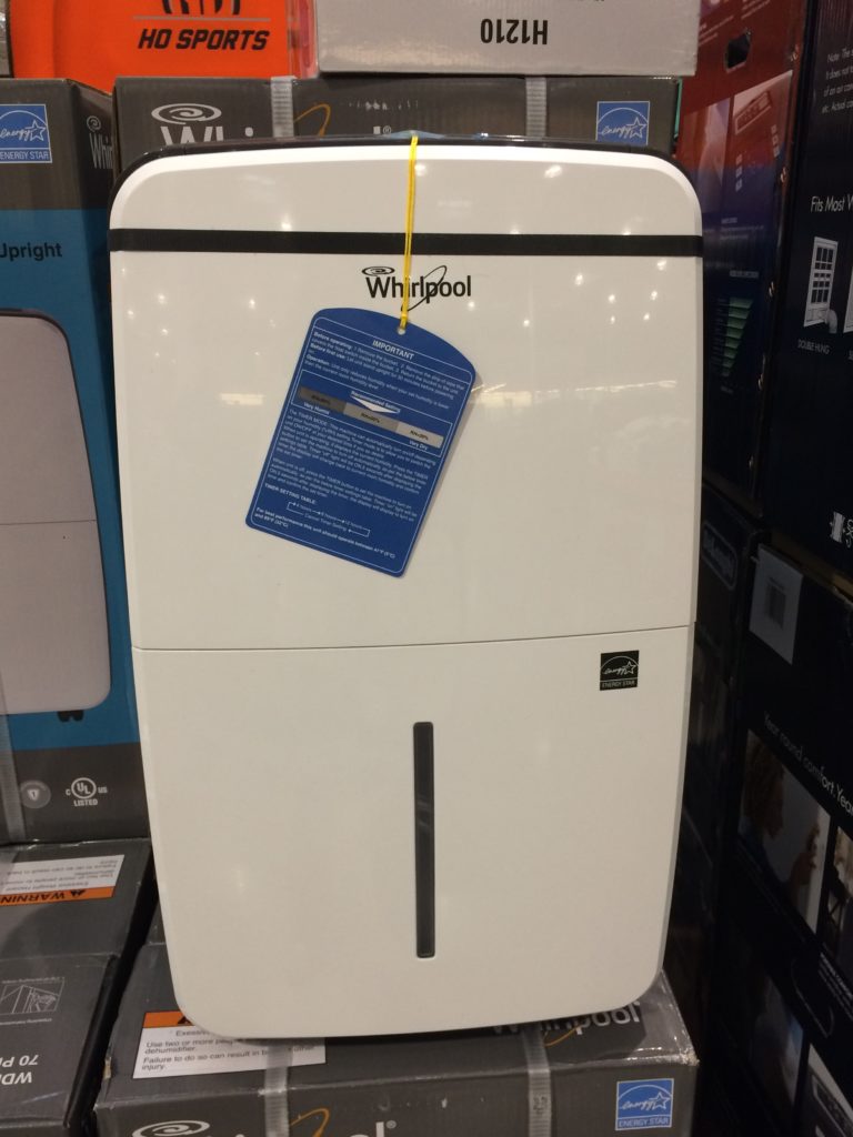 Whirlpool 70Pint Dehumidifier with Pump, Model WDH70EAPW CostcoChaser