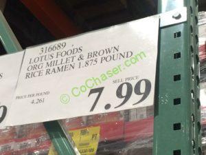 Costco-316689-Lotus-Foods-Organic-Millet –Brown-Rice-Ramen-tag