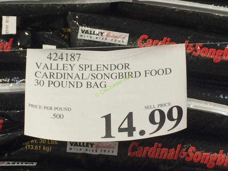 Costco-424187-Valley-Splendor-Cardinal-Songbird-Food-tag
