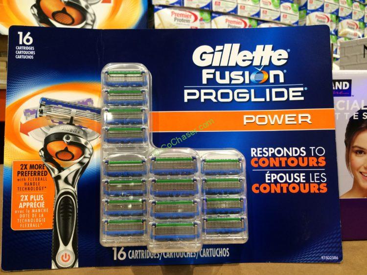 Gillette Fusion ProGlide Power Cartridges 16 Count