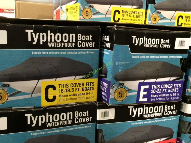 Costco715884TyphoonWaterproofBoatCoverpart CostcoChaser