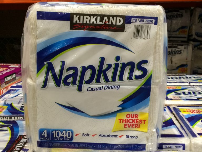 Kirkland Signature Casual Dining Napkins 4 / 260 Count Packages