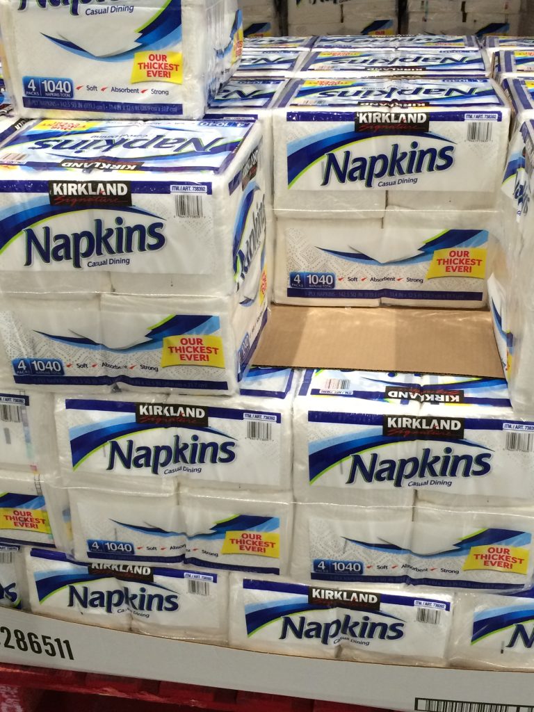 Kirkland Signature Casual Dining Napkins 4 / 260 Count Packages