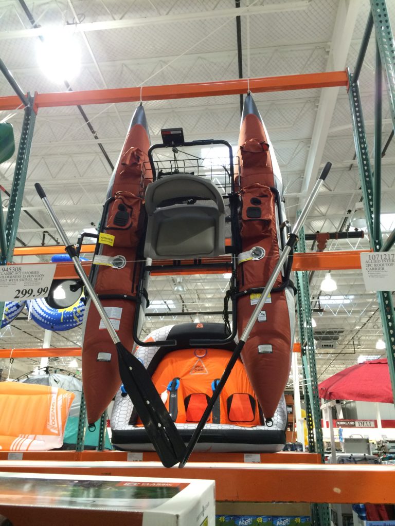 Classic Accessories Wilderness 9FT Fishing Pontoon Boat with Swivel