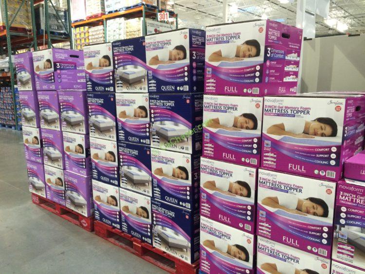 costco novaform serafina 3 mattress topper