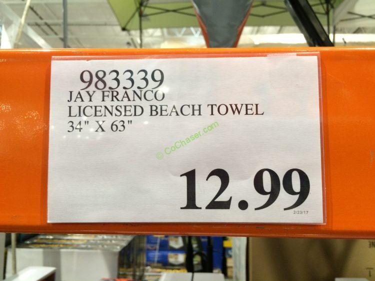 Costco-983339-Jay-Franco-Licensed-Beach-Towel-tag