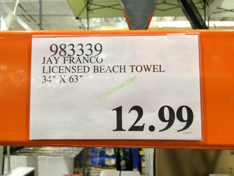 Costco-983339-Jay-Franco-Licensed-Beach-Towel-tag