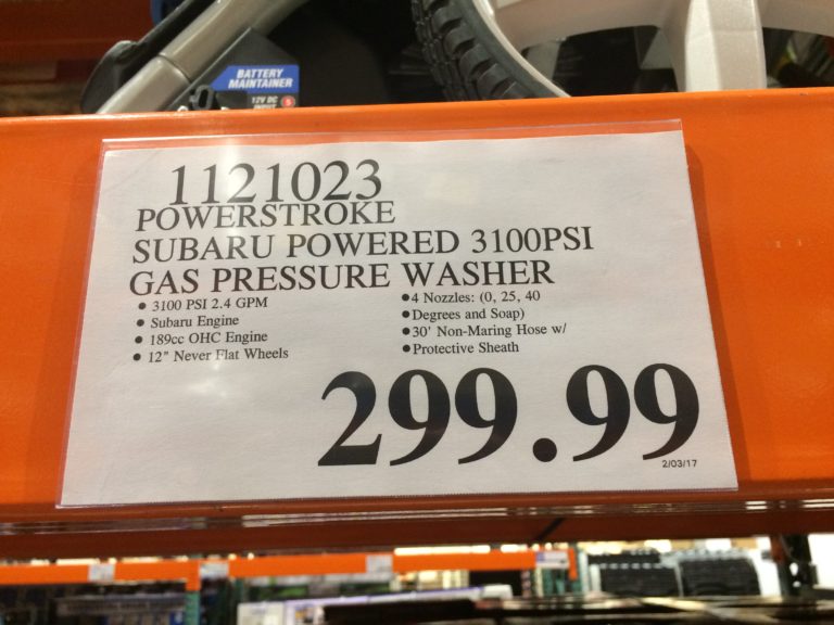 PowerStroke 3100 PSI Pressure Washer w/ Subaru Electric Start Engine