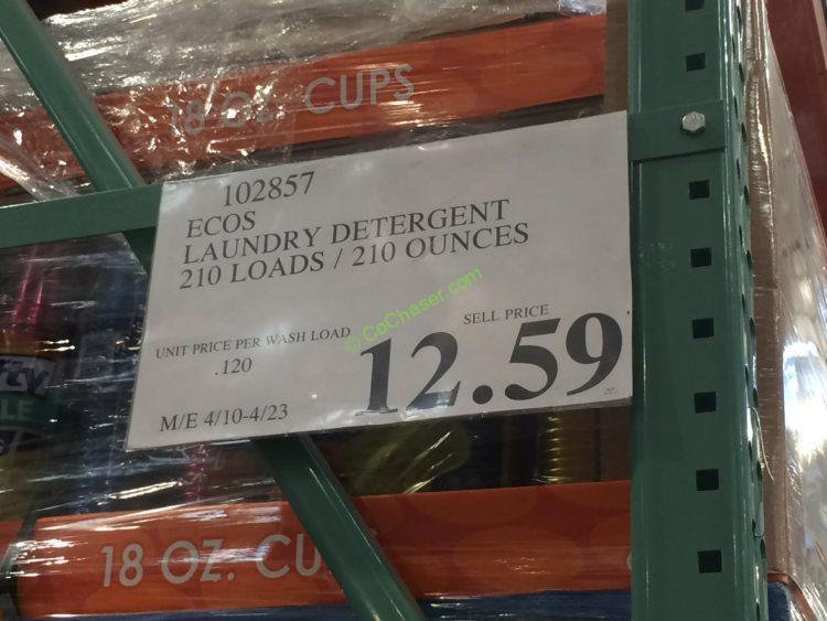 Costco102857ECOSLaundryDetergenttag CostcoChaser
