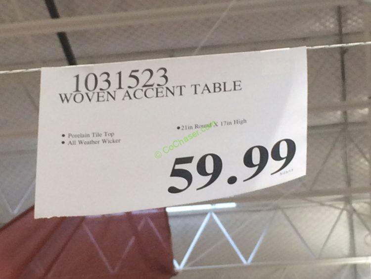 Costco-1031523-Woven-Accent-Table-tag