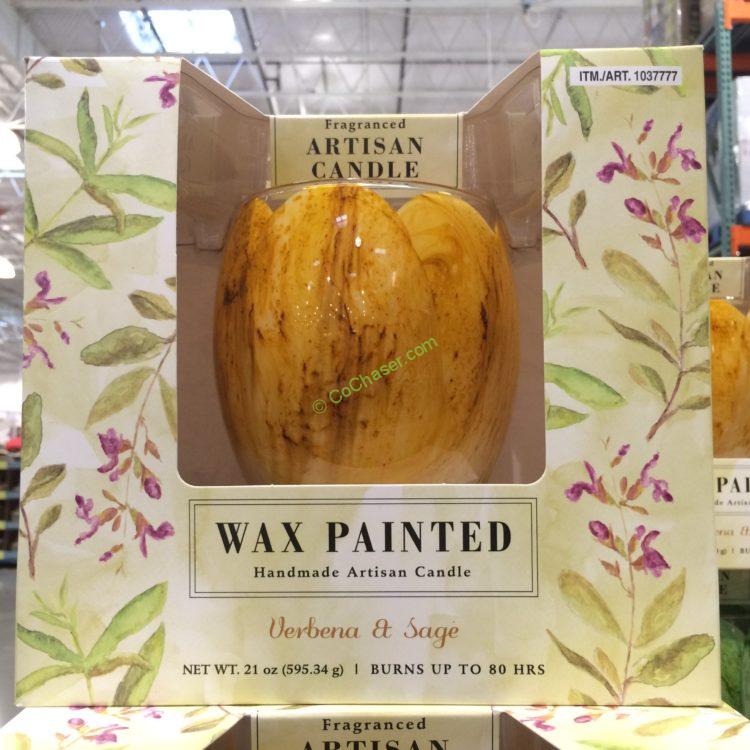 Costco-1037777-Painted Wax-Tulip-Candle