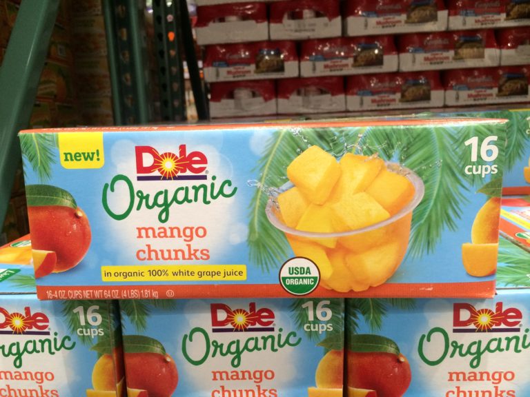 Dole Organic Mango Chunks 16/4 Ounce Cups CostcoChaser