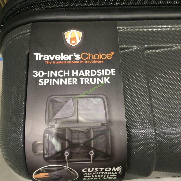 Costco-1045105-Traveler-Choice-30-Spinner-Trunk-spec