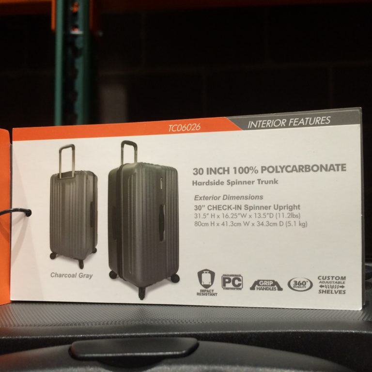 Traveler Choice 30” Spinner Trunk CostcoChaser