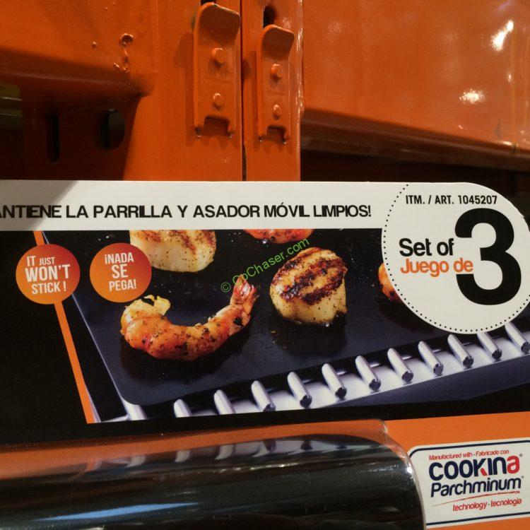 Costco1045207Cookina3PKBBQGrillSheetsNONSticspec1 CostcoChaser