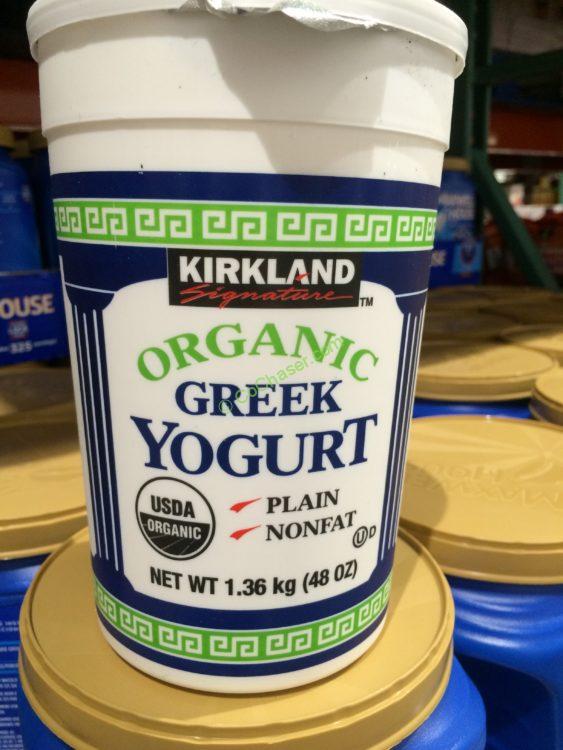 Kirkland Signature Organic Greek Yogurt 3 Pound TUB