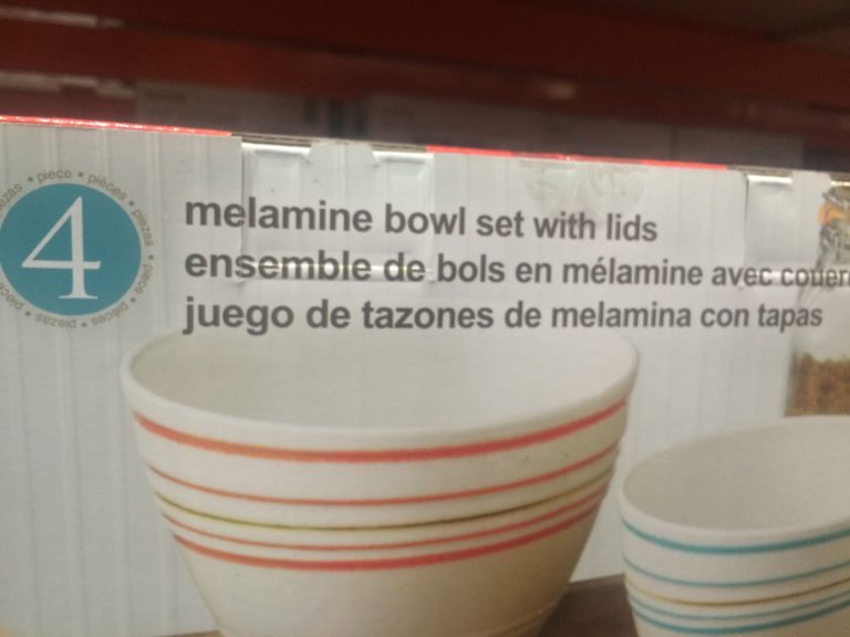 4 Melamine Mixing Bowls Set with Lids CostcoChaser