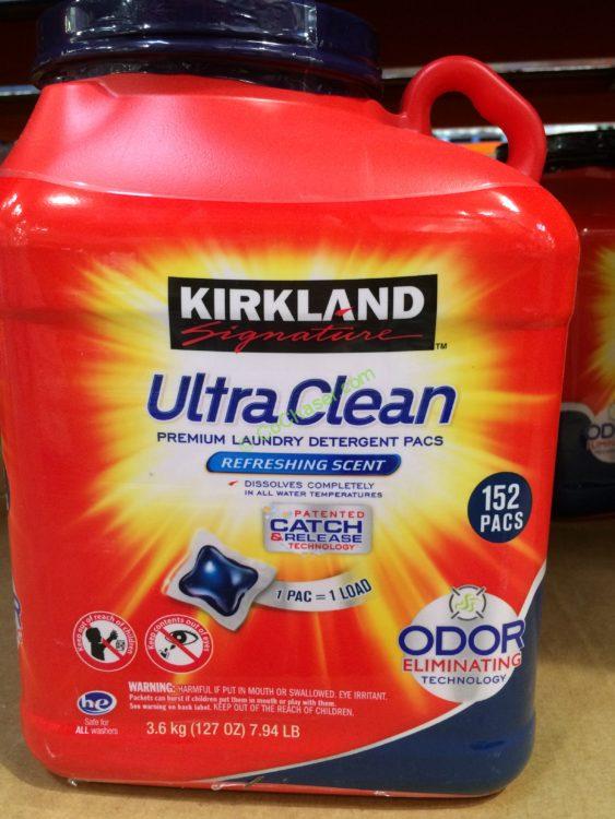 Kirkland Signature Ultra Clean Laundry Pacs 152 Count