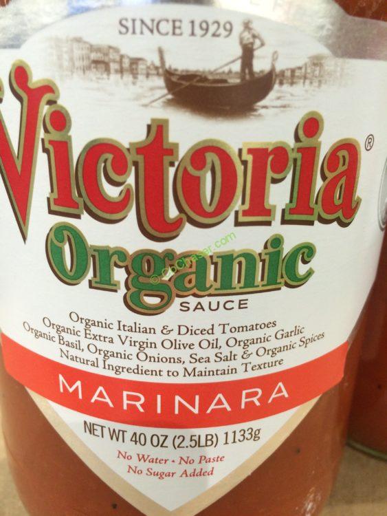 Victoria Organic Marinara Sauce 2/40 Ounce Jars CostcoChaser