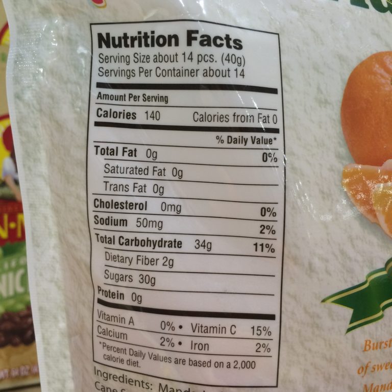 Sun Tropics Dried Mandarin Oranges 20 Ounce Bag CostcoChaser