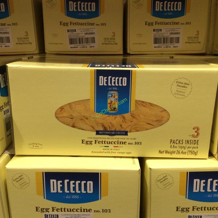Dececco Egg Nested Fettuccine 3/8.8 Ounce Pack