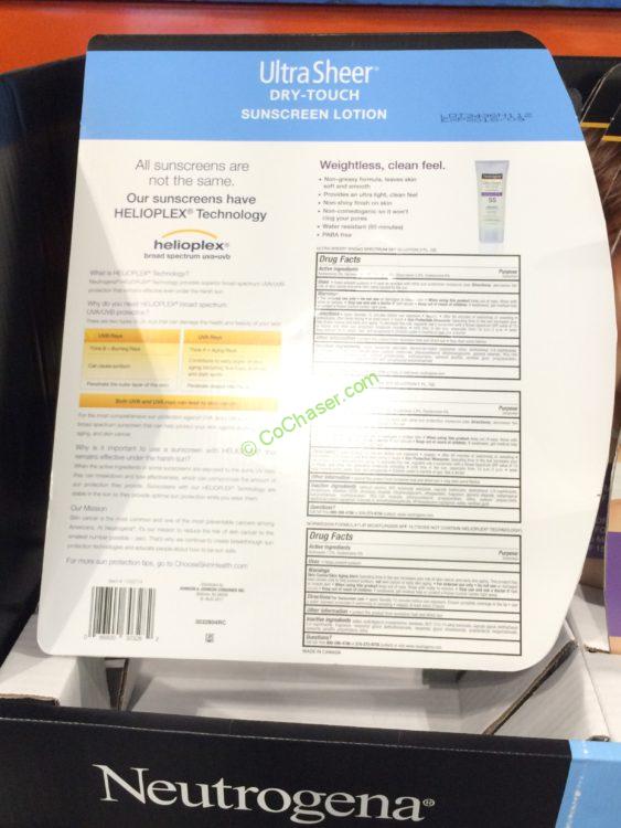 Costco1102774NeutrogenaUltraSheerSunscreenLotioninf CostcoChaser