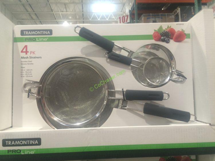 Tramontina 4PK Mesh Strainers CostcoChaser