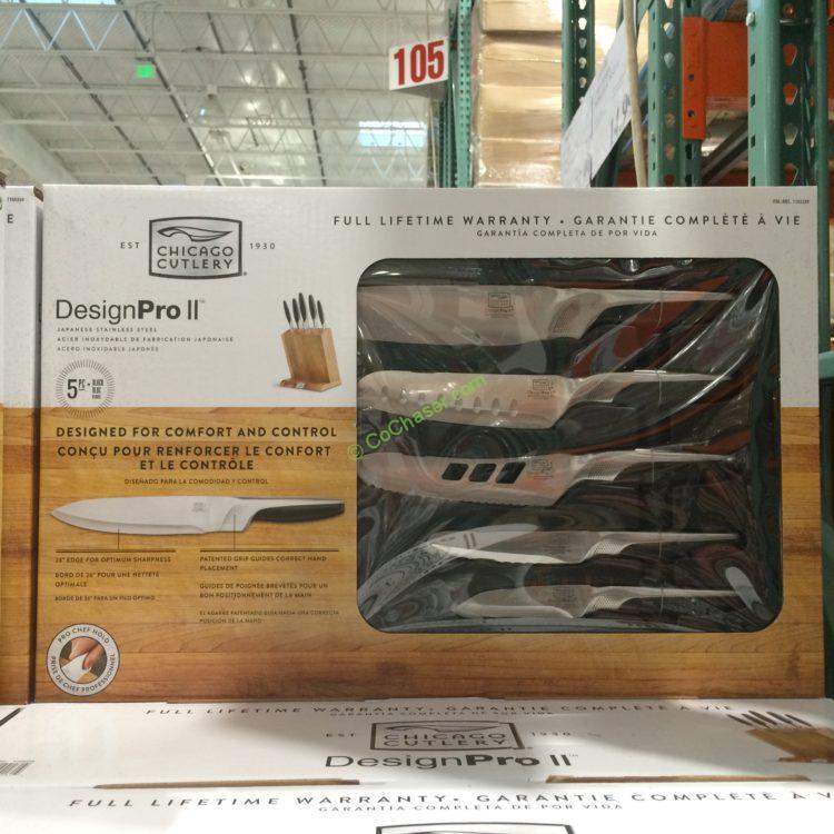 Chicago Cutlery Design PRO II 6PC Knife Block Set