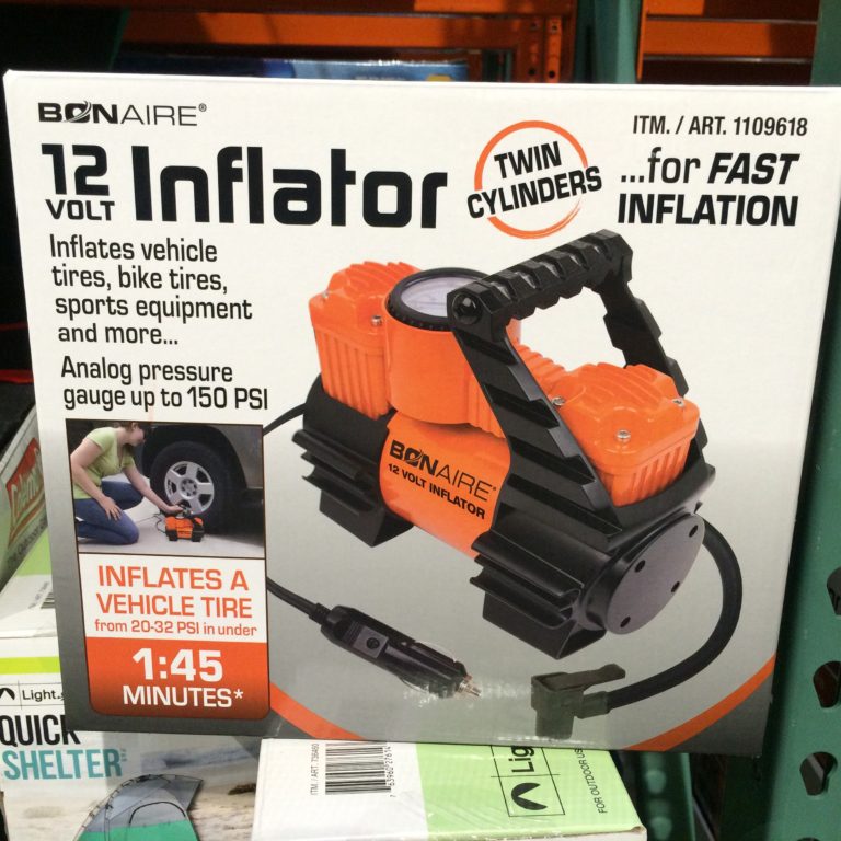 BON-Aire 12V Twin Cylinder Inflator – CostcoChaser