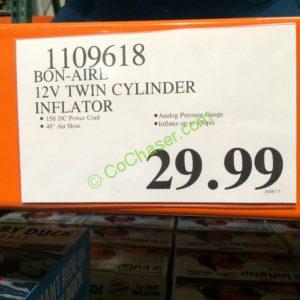 Costco-1109618-BON-Aire-12V-Twin-Cylinder-Inflator-tag
