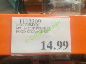 Costco-1112209-Rubbermaid-Premier-Crystal-Clear-Food-Storage-Set-tag
