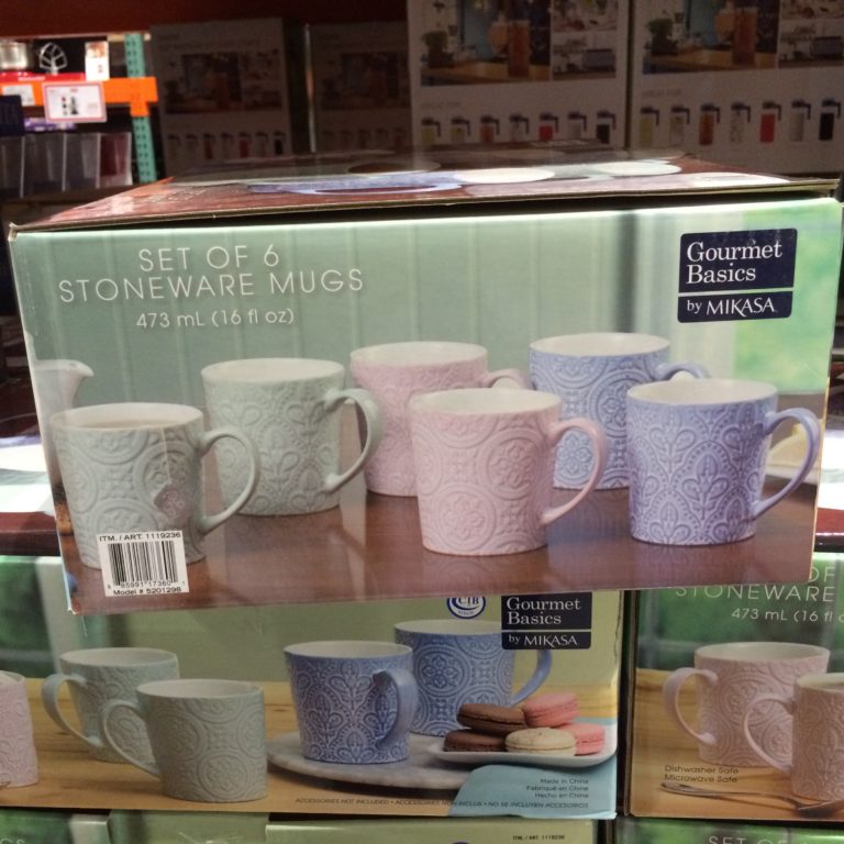 Mikasa Stoneware Mug Set 6PC CostcoChaser