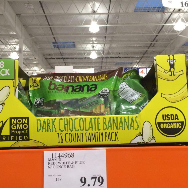 Barnana Dark Chocolate Bananas 18 Count Bag CostcoChaser