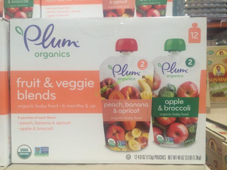 Plum Organics Fruit & Veggie Blends Baby Food