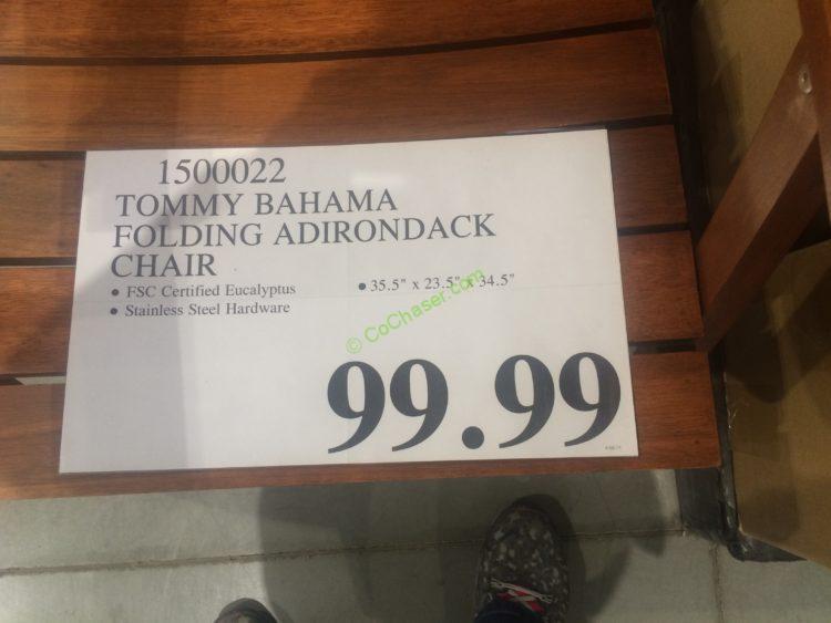 Tommy Bahama Folding Adirondack Chair â€