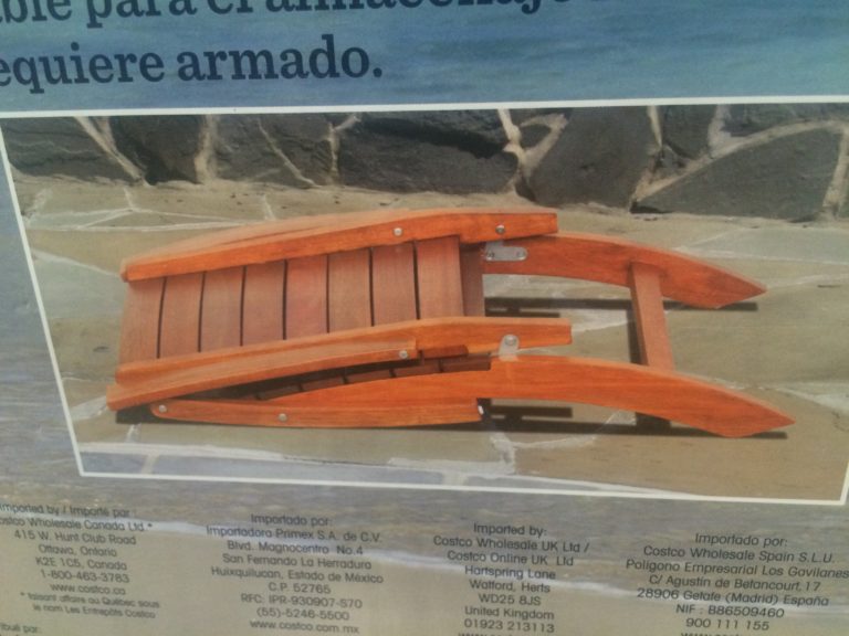 Tommy Bahama Folding Adirondack Chair CostcoChaser